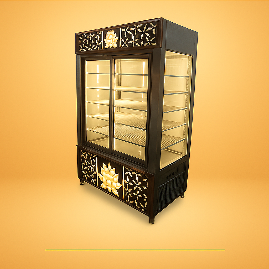 Sliding Door Vertical Refrigerator